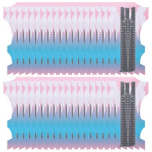 100Pcs Multi Color Nail Extension Form Paper Stickers DIY Nail Guide
