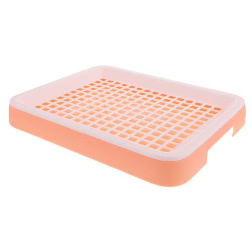 Pink Plastic Bunny Cage Toilet with Large Space and Fixed Lock