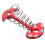 5Compacte En Draagbare Tent Touwspanners Van Metaal Rood 7