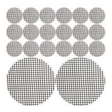 20Pcs Black Pe Bonsai Pot Pads Garden Drainage Mesh Plant Pot Cushions
