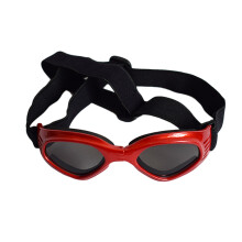 Red Dog Sunglasses Pet Goggles with Vent Design Adjustable Fit
