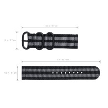 Watchbands Met Man Ring Sluiting