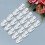 20Pièces Support Fixation Fil Machine À Coudre Clips Blanc Robuste 3