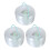3St Draagbare Plastic Kwastenwasemmer Transparant Met Spons 1