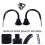 2Pcs Black Iron Curtain Hooks U-Shape Wall Mounted Tiebacks for Home 6
