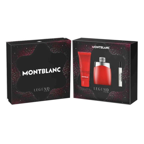 Montblanc Montblanc Legend Red Eau De Perfume Spray 100ml Set 3 Pieces