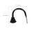 2Pcs Black Iron Curtain Hooks U-Shape Wall Mounted Tiebacks for Home 8