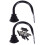 2Pcs Black Iron Curtain Hooks U-Shape Wall Mounted Tiebacks for Home 5