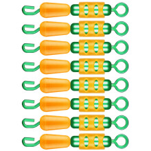 8pcs Bearing Swivels Spring Sub-Clamp Fishing Connector For Sea Angling