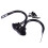 2Pcs Black Iron Curtain Hooks U-Shape Wall Mounted Tiebacks for Home 3