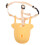 Orange Dog Muzzle for Small Dogs Breathable Anti Bite Lick Cover 9