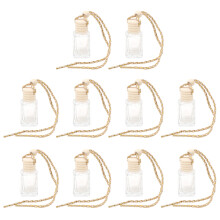 10Pcs Glass Bottle Pendant Multi-Color Car Hanging Perfume Decoration