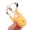 Orange Dog Muzzle for Small Dogs Breathable Anti Bite Lick Cover 6