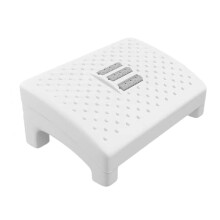 Desk Chair Footrest White Plastic 1pcs 15.7x10.4x5.9in