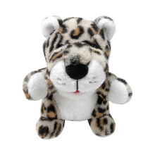 (Leopard) 25-26 Hand Puppets Bear Puppet,25cm Animal Hand Puppets for Kids with Movable Mouth