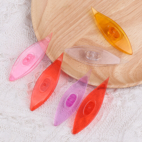 6Pcs Assorted Color Sewing Tatting Shuttles Durable DIY Knitting Tools 2
