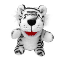 (Tiger) 25-26 Hand Puppets Bear Puppet,25cm Animal Hand Puppets for Kids with Movable Mouth