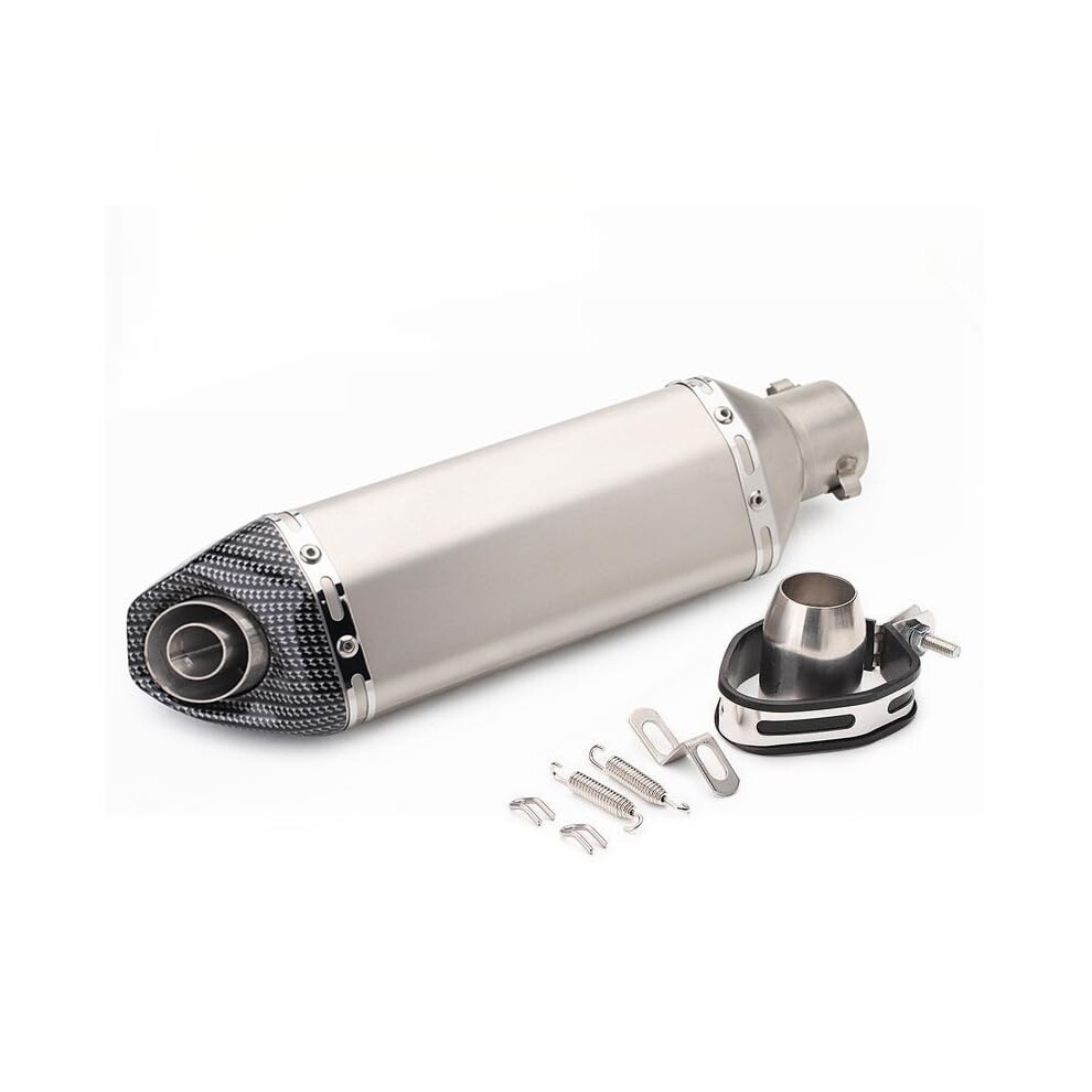 Motorcycle Exhaust Muffler Slip On 51Mm Titanium Hexagonal Pipe With Removable Db Killer 9053599891116