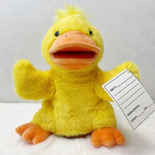 (Duck) 25-26 Hand Puppets Bear Puppet,25cm Animal Hand Puppets for Kids with Movable Mouth