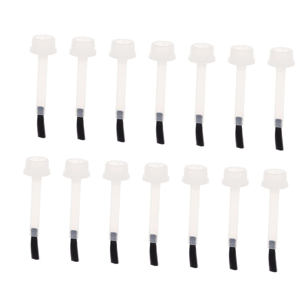 20pcs Mini Nail Art Brush for Gel and Glitter Application, Precision Nail Polish Replacement