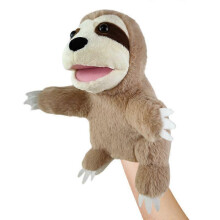 (Sloth) 25-26 Hand Puppets Bear Puppet,25cm Animal Hand Puppets for Kids with Movable Mouth