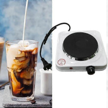 DINGPAI Hot Plate for Candle Making, White Color Electric Hot Plate for Melting Wax, Chocolate, Candy and More