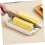 Butter Dish with Transparent Lid for Easy Cutting and Compact Kitchen Counter Storage 3