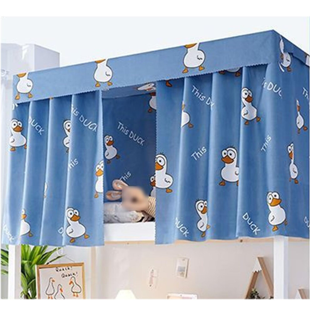 Bunk Bed Curtains Set Blackout Privacy Protection For Dorm Loft Beds Easy Install Durable Fabric Light 9053599891123