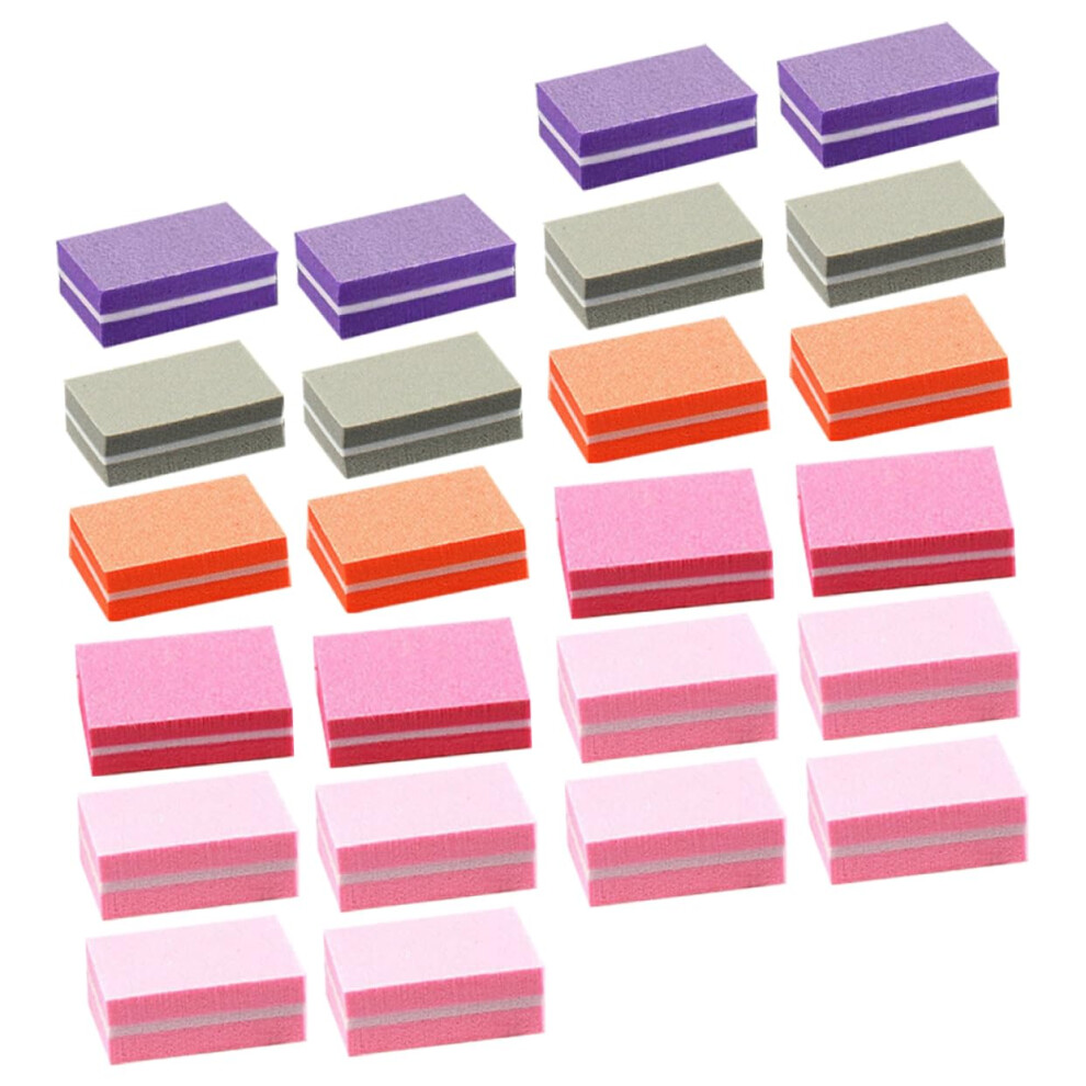 50pcs Mini Nail Buffer Block and File Set for Professional Manicure and Pedicure