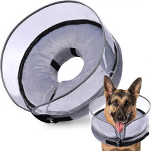 (M(26CM) Dog Cone Inflatable Dog Cone After Surgery For Small Medium Large Dogs Soft Cones With Enhanced Anti-licking new