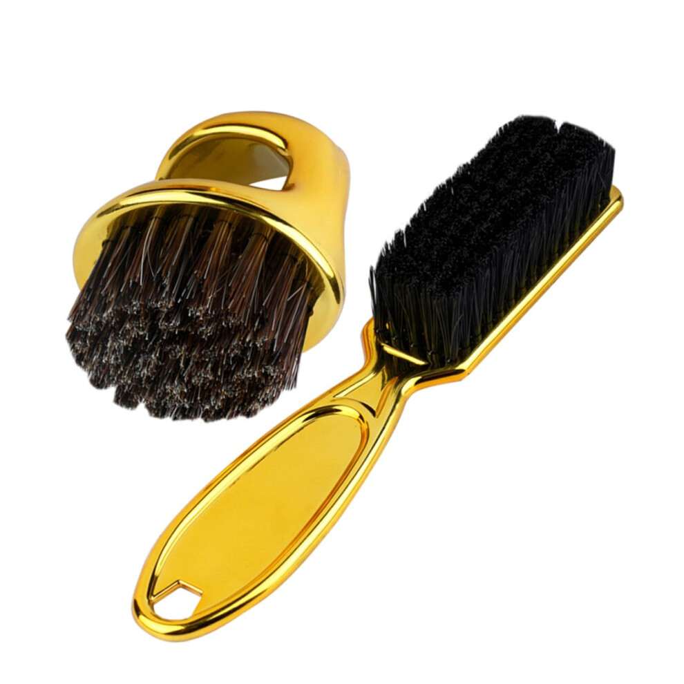 Barber Neck Duster Brush Set with Soft Bristles for Loose Hair Removal and Beard Grooming