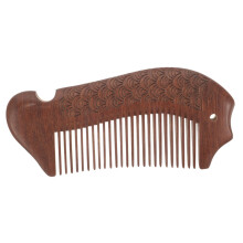 Wooden Fine Tooth Pocket Comb Sandalwood Hair Comb for Men and Women Scalp Massage Tool