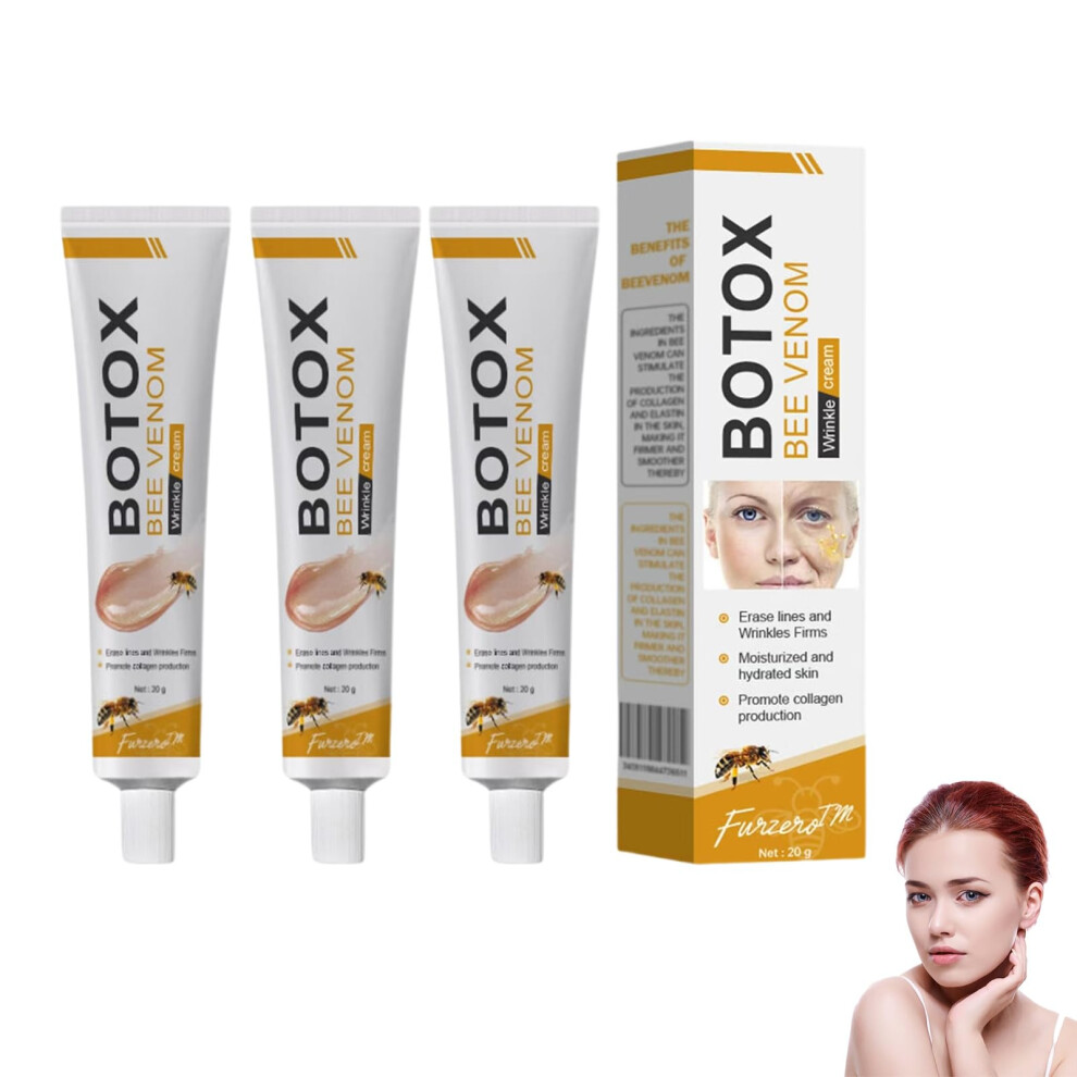 Cream Bee Venom Antiwrinkle Face With Firming And Hydrating For Face Neck And Body 3Pcs