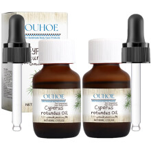 2Pcs Hair Removal Oil with Natural Cyperus Rotundus, Growth Reduction and Soothing Post Wax Care, 60ml