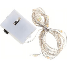 Fairy Lights Battery Operated Warm White LED String Lights with Flexible Copper Wire for Indoor and Outdoor Use