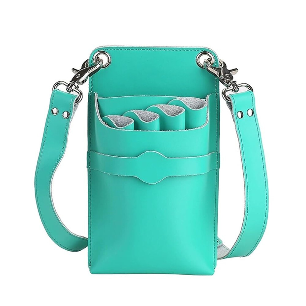 Hairdressing Scissors Holster Leather Barber Tool Belt With Multiple Pockets For Stylists 9070919490019