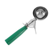 Stainless Steel Ice Cream Scoop with Trigger and Ergonomic Grip for Fruit Balls and Dessert