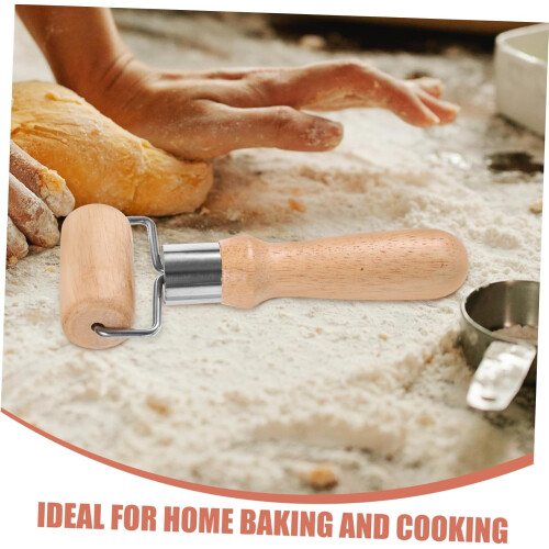 Wooden Rolling Pin for Baking NonStick Dough Roller with Smooth Surface and Ergonomic Handle 2