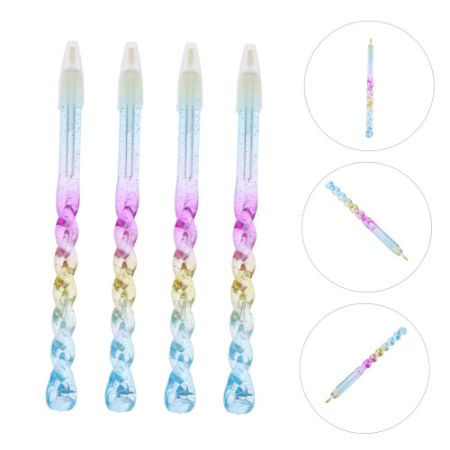 Nail Art Rhinestone Picker Pen Set, DualEnded Manicure Dotting Tool for Precise Placement 1