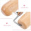 Wooden Rolling Pin for Baking NonStick Dough Roller with Smooth Surface and Ergonomic Handle 4
