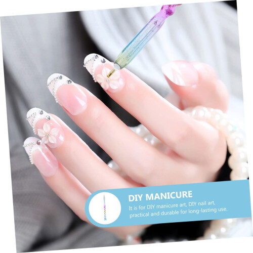 Nail Art Rhinestone Picker Pen Set, DualEnded Manicure Dotting Tool for Precise Placement 2