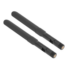 2 piezas JB-2.4G/5.8G-007 Antena Negra SMA Macho 8dBi