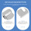 2 sets twin needle for sewing machine with pintuck presser foot 8