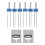 2 sets twin needle for sewing machine with pintuck presser foot 3