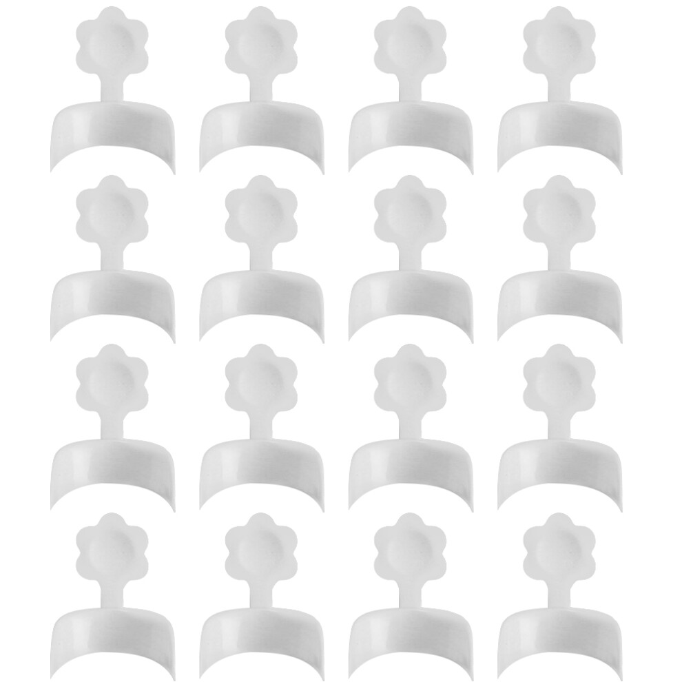 Inoomp White Nail Tips Full Cover Fake Nails 500Pcs