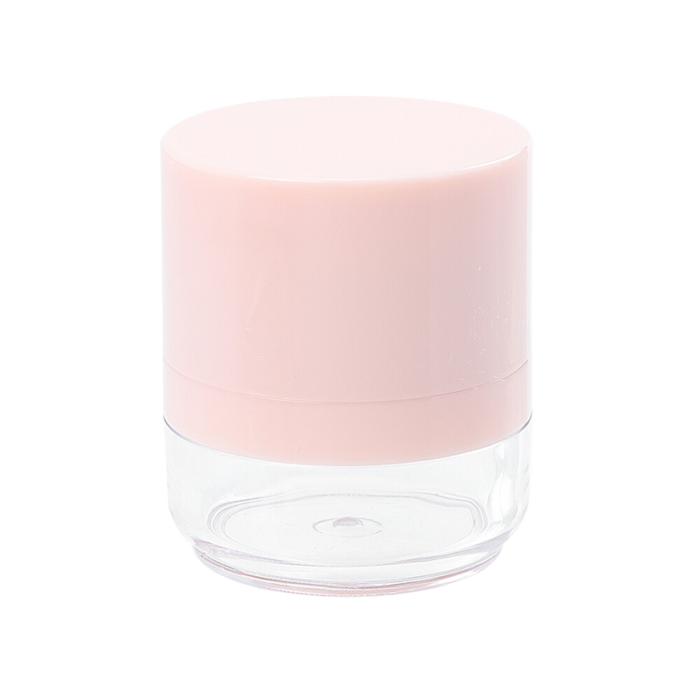 Solustre Pink Compact Portable Loose Powder Container Ps Makeup Case