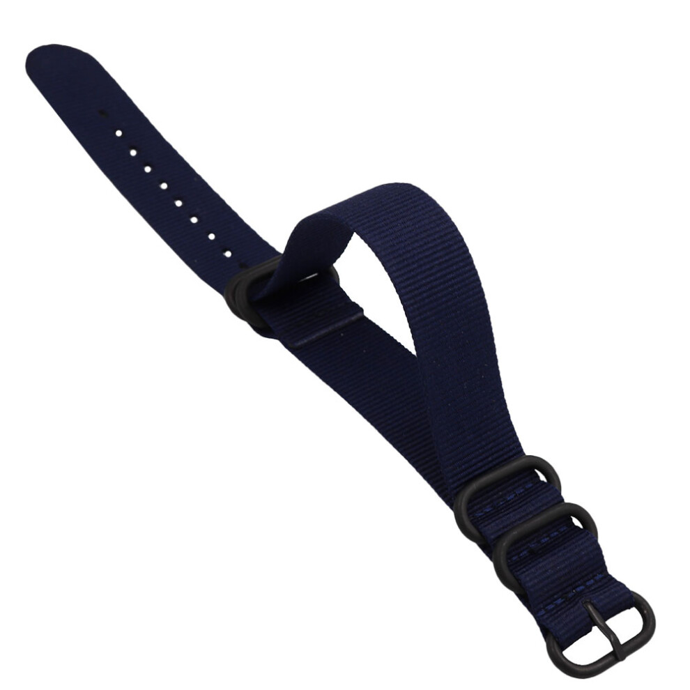 1Pc Durable Nylon Watch Band Ergonomic Canvas Strap For Watches Blue 3212264135504