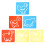 2Sets Reusable PP Painting Stencils for Kids LCD Doodle Board Template 1