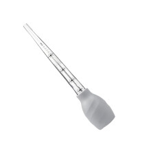 silicone oil dropper turkey baster with brush for kitchen barbecue use