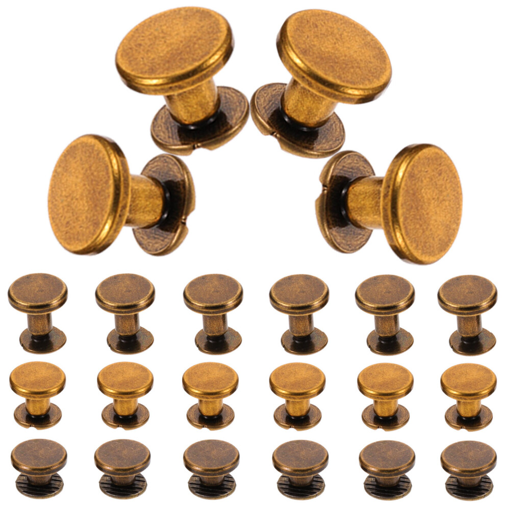 Masteelf 30 Pcs Crafts Rivet Screws Lightweight Belt Rivets 3103962363491